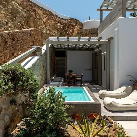 Miramare Suites Mykonos Merchia Beach Extérieur photo